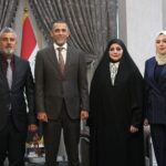 رئيس اتحاد الكرة يستقبل عضوتي لجنة الشباب والرياضة النيابية والنائب رعد الزيدي