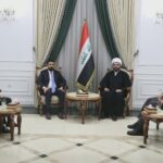المرجع اليعقوبي يستقبل وفداً من جامعة باقر العلوم وهيئة أرض القيم ويؤكد أهمية نشر المدارس القرآنية
